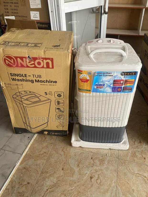 Brand New Neon 5kg Single Tub Washing Machine · Photo 1