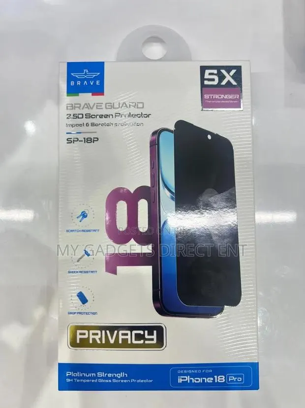 Brave Privacy iPhone 18 Pro Screen Protector · Photo 1