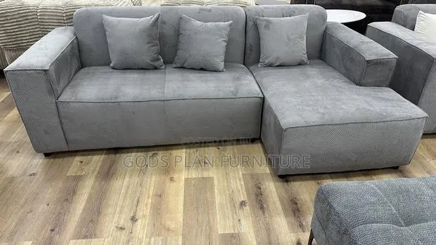 Fabric L-Shaped Sofa (5a-3) · Photo 1