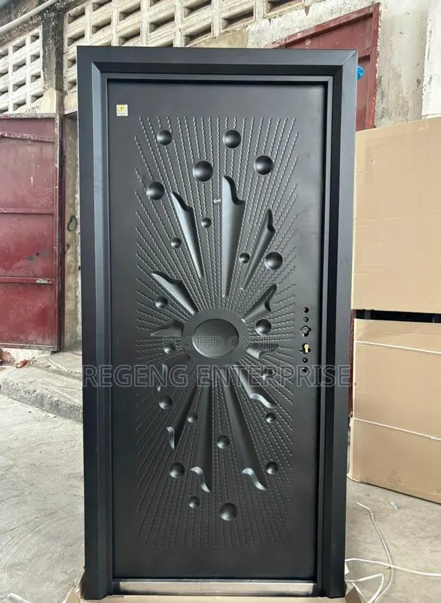 Dooco Black Single Security Door 12 Locks. · Photo 1