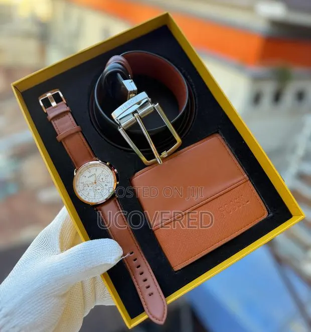 Men’S Watch + Wallet + Belt Gift Set, Men’S Gift Birthday · Photo 1