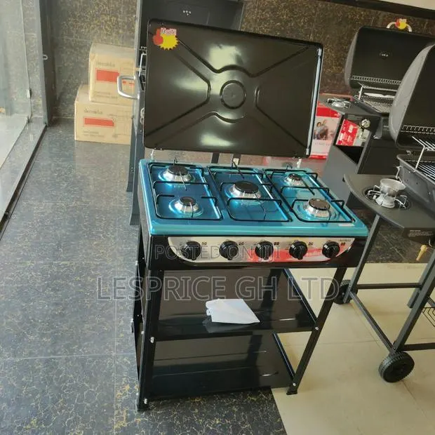 Long Lasting Original 5 Burner Gas Stove With Shelf From Decakila · Photo 1