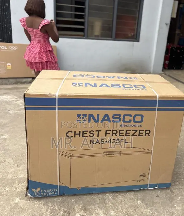 Efficient Nasco Single Door Chest Freezer(Black)400L · Photo 1