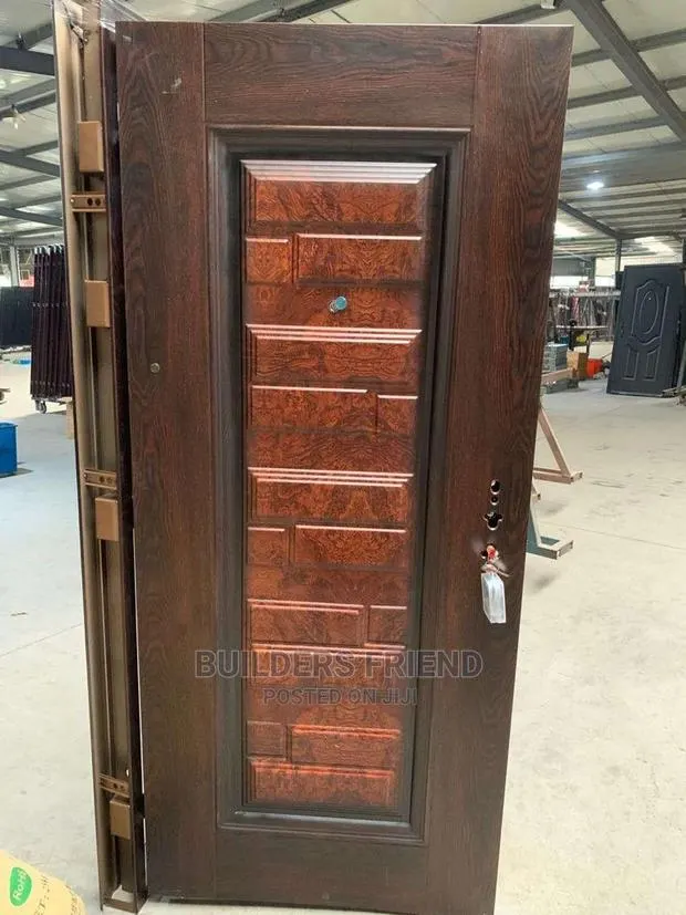 Standard Turkish Smooth Steel Metallic Single Door+Door Bell · Photo 1