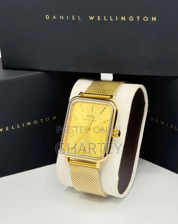 Mesh Bracelet Strap Analog Unisex Daniel Wellington Watch · Photo 1
