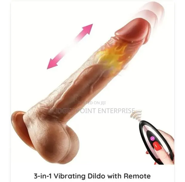 Realistic 9 Inches Rechargeable Dildo Vibrator With Remote Control · Photo 1