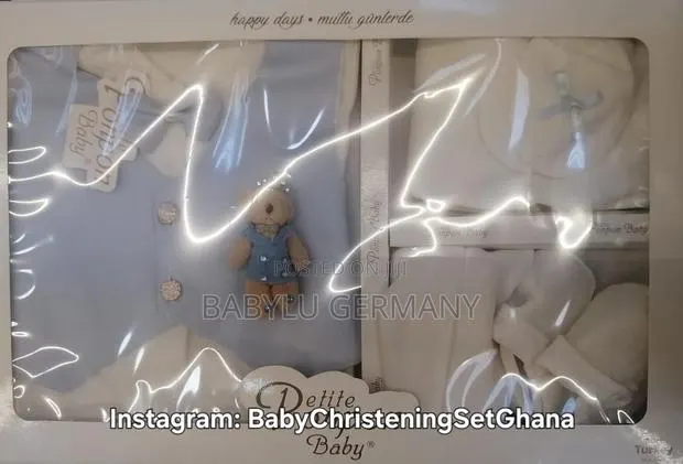 Custom Luxury Baby Boy Suit Gift Box or Set With Free Teddy Bear · Photo 1