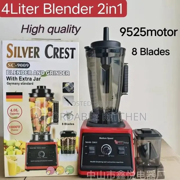4 Liters Silver Crest Blender · Photo 1