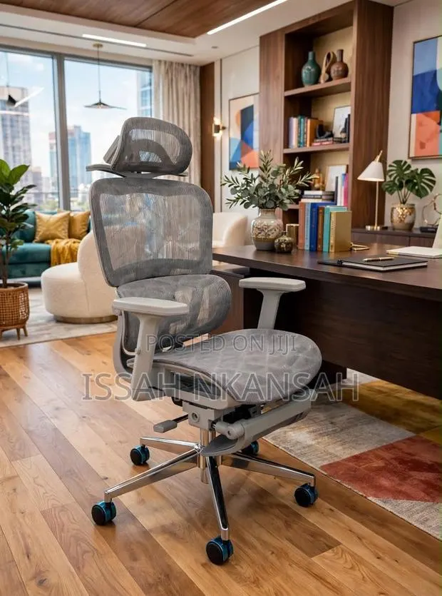 Grey Ergonomic Boss Chair · Photo 1
