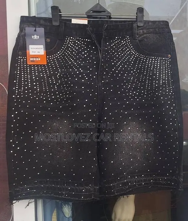 Stock Stone Short Jeans Baggy Waist Size 34,36 in Store · Photo 1