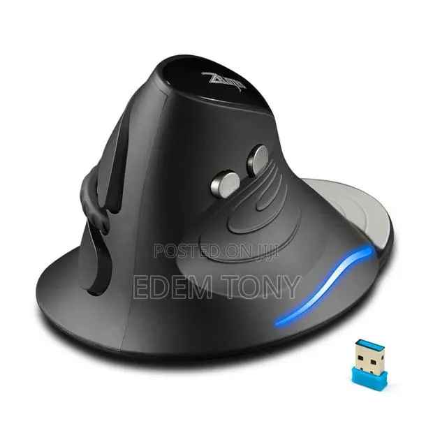 Zelotes Wireless Vertical Ergonomic
Optical 6-Key Gaming
Mouse · Photo 1