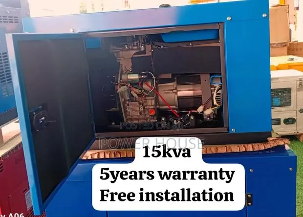 Effective Power Supply Blue Diesel Generator · Photo 1