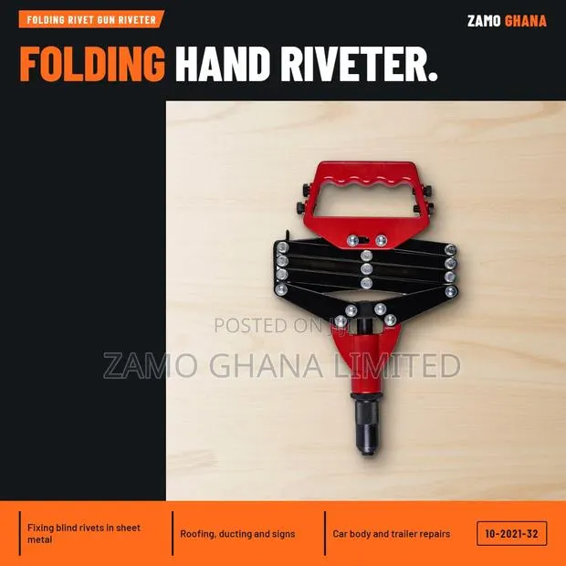 Folding Rivet Gun Riveter - 10-2021-32 · Photo 1