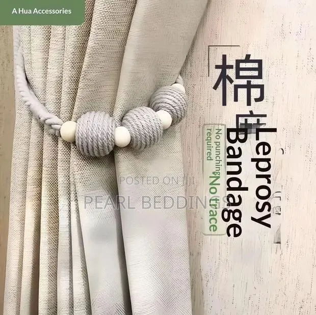 Beautiful Elegant Classic Curtains Tieback Available in 3 Colors · Photo 1