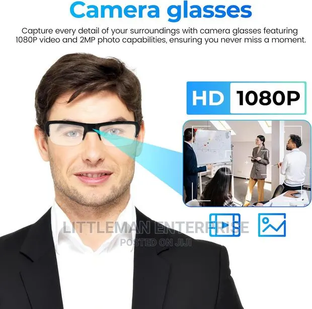 Wireless Video Spy Hidden Camera Glasses 1080P · Photo 1