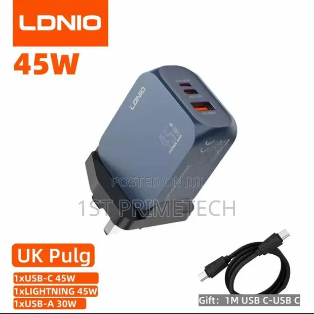 Ldnio 45w Usb C/a Super Fast Charger · Photo 1