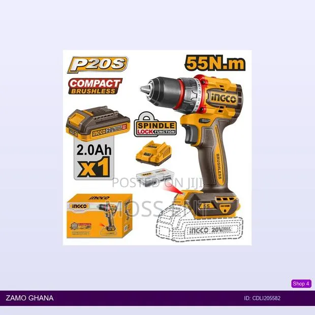 Compact Brushless Cordless - Cdli205582 · Photo 1