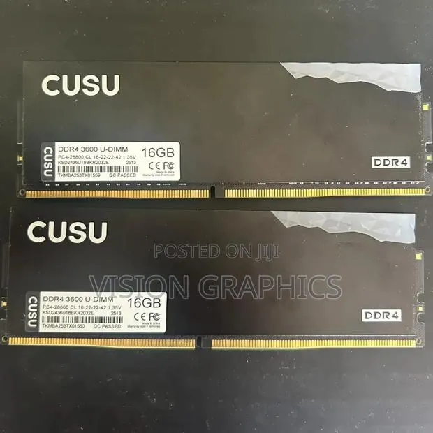 Cusu Ddr4 RGB Ram 3600mhz (16gbx2) 32gb RGB · Photo 1