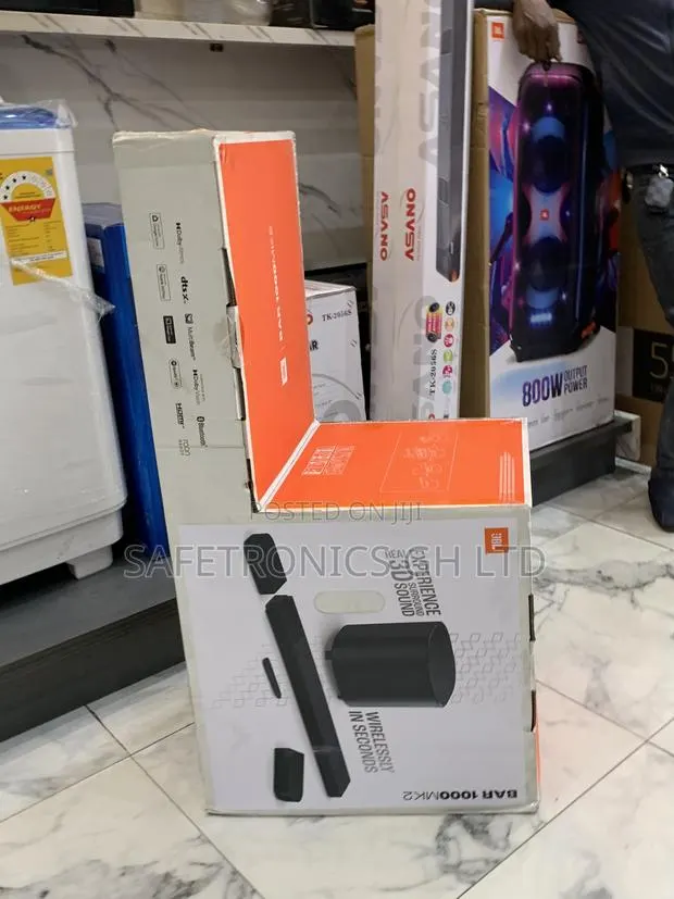 Long Lasting Bluetooth Black JBL Bar 1000 Mk2 Soundbar · Photo 1