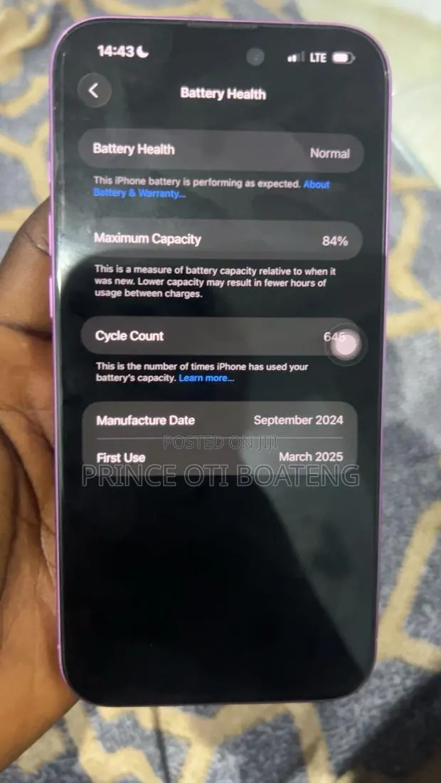 Apple iPhone 16 Plus 128 GB Pink · Photo 1