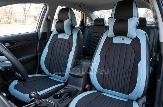 CHENGAN PREMIUM SEAT COVERS - Sky Blue & Black · Photo 1
