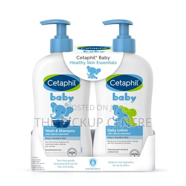 Cetaphil Healthy Skin Essentials Wash Shampoo and Lotion · Photo 1