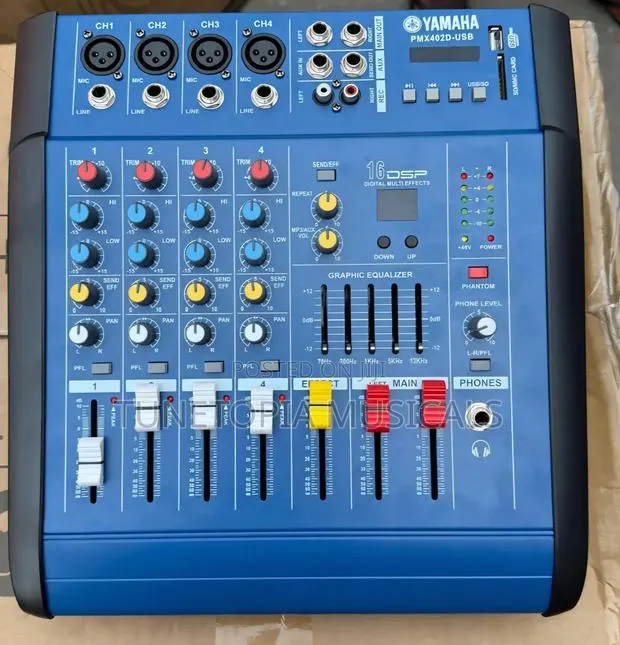Yamaha Pmx402d USB 4-Channel Powered Audio Mixer · Photo 1