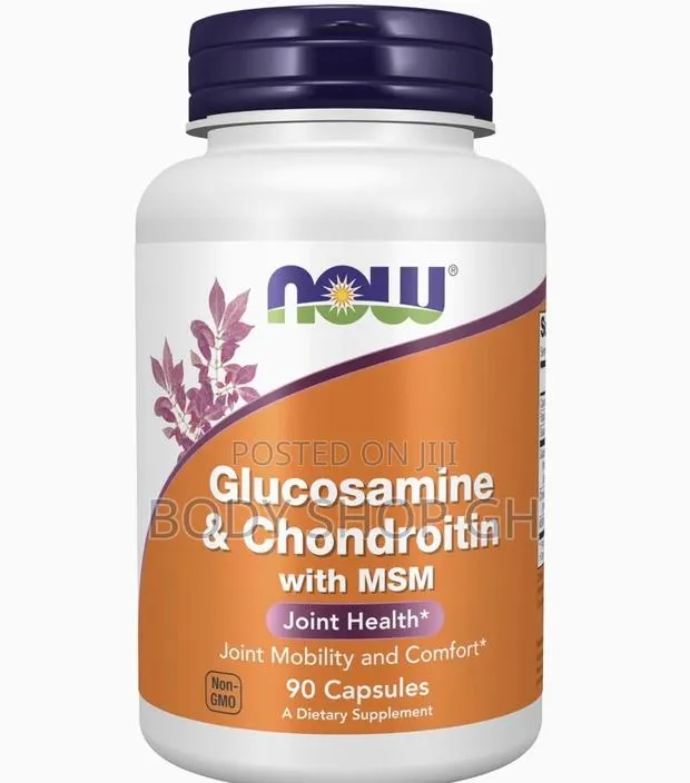 Now Supplements Glucosamine + Chondroitin + MSM -Joint Health /90 Caps · Photo 1