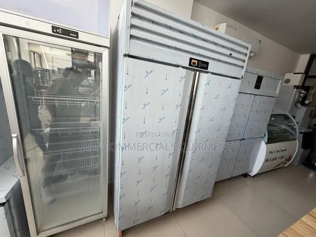 Commercial Double Door Stainless Steel Fan Cooling Freezer · Photo 1