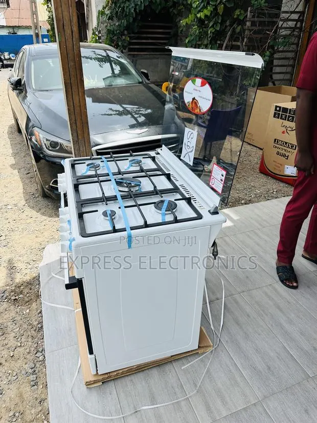 Call and Order for Midea Tech White 5burner 60/90 Oven Grill · Photo 1
