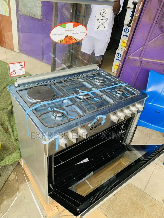 Available Now 4-1 Stove Gas Electric Cooker Oven 60/90. · Photo 1