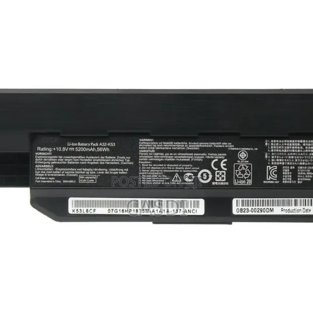 A32- Battery ASUS K43e K43j K43s K43sv K53e K53f K53j K53s · Photo 1