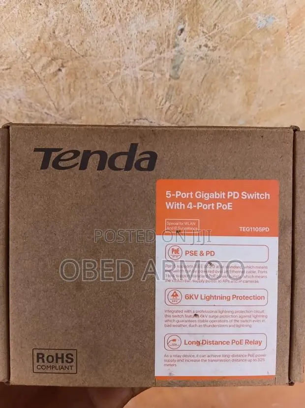 5 Port Gigabit PD Switch With 4 Poe · Photo 1