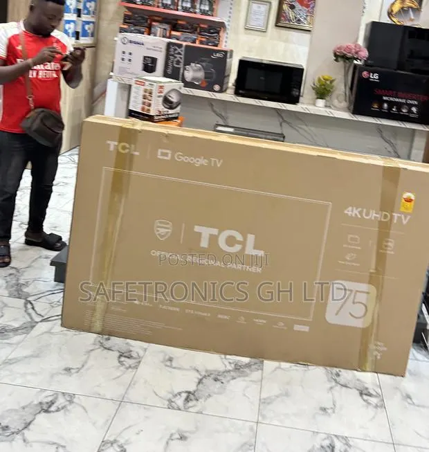 Get Accurate TCL Led Android Frameless 75 Inch P755 Smart Tv · Photo 1