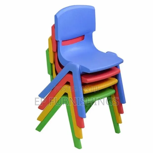 Colorful Stackable Preschool Chairs · Photo 2