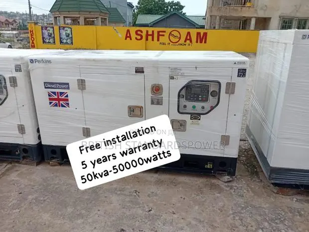 Solid and Long-Lasting 50kva Silent Diesel Generator · Photo 1