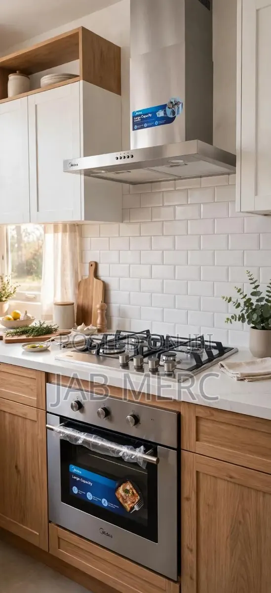 3 Set Extractor Gas Hob and Electric Oven Stainless 60cm · Photo 1