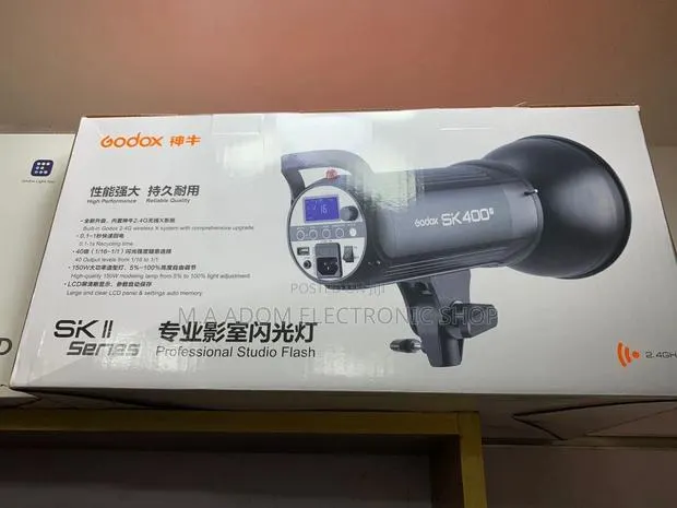 Energy Sufficient Godox Sk 400 Studio Flash Led Light. · Photo 1