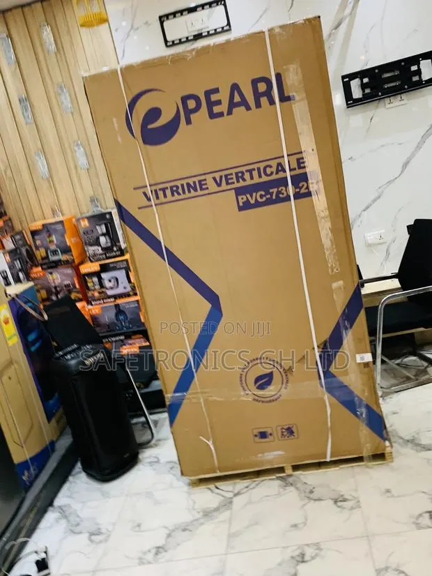 Long Lasting Pearl PVC-730-2b 610l Double-Door Glass Display Fridge · Photo 1