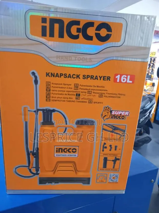 Ingco 16L Knapsack Sprayer- For Large Areas · Photo 1