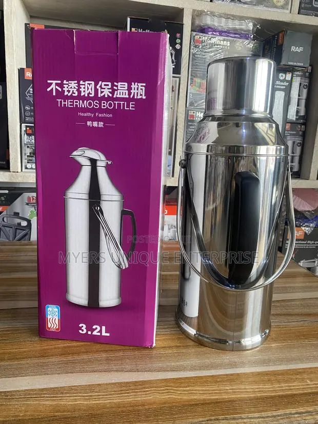 Original 3.2L Stainless Steel Thermos Bottle - Duck Mouth Pour · Photo 1