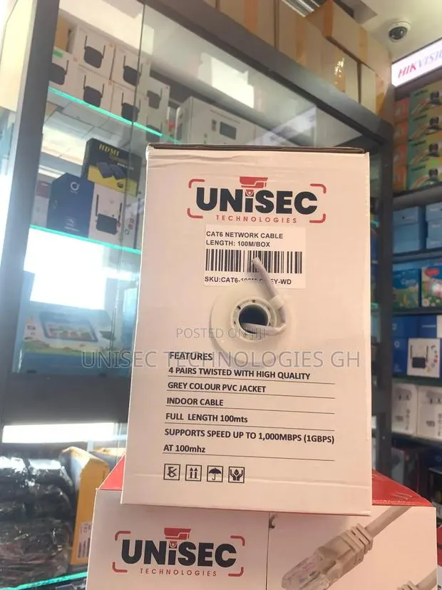 Unisec Cat6 Cable · Photo 1