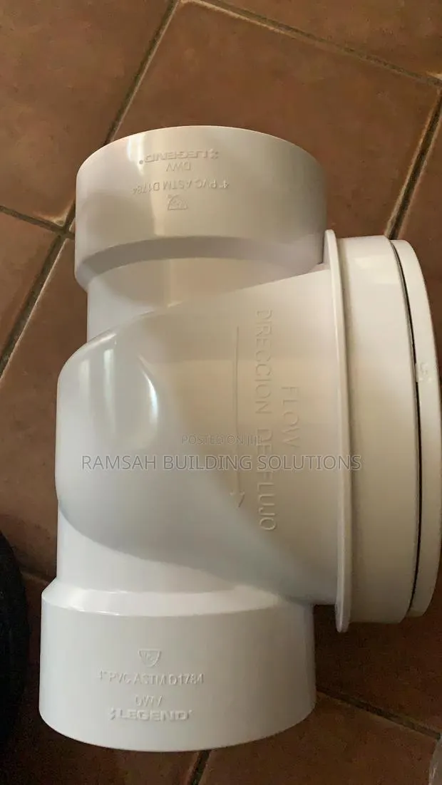 6-Inch PVC Non-Return Valve (Check Valve) – Heavy-Backflow Preventer · Photo 1