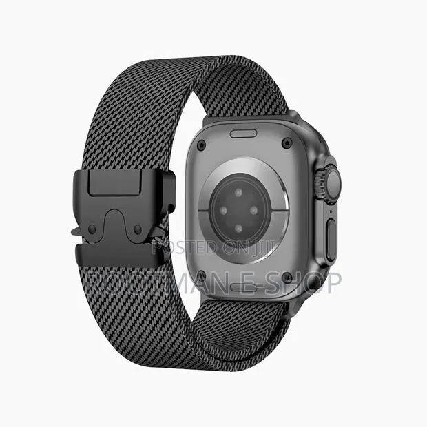 Black Milanese Loop 2.0 Apple Watchband (42/44/45/46/49mm · Photo 1