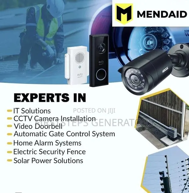 Automatic Gate Electric Security Fencing CCTV Camera Alarms