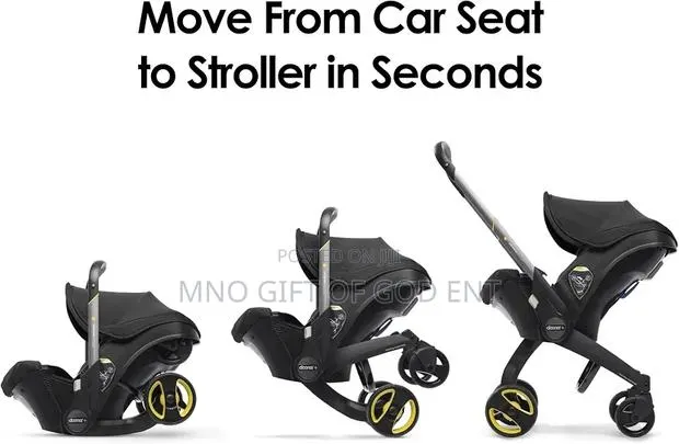 Doona Car Seat Stroller, Nitro Black - All-in-One Travel System · Photo 1