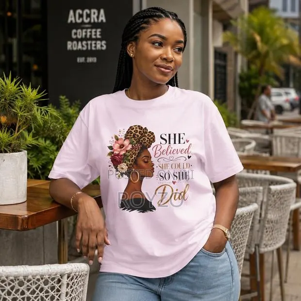 Women Casual T-Shirt – Ladies Graphic Printed Tee, Trendy Casual Wear · Photo 1