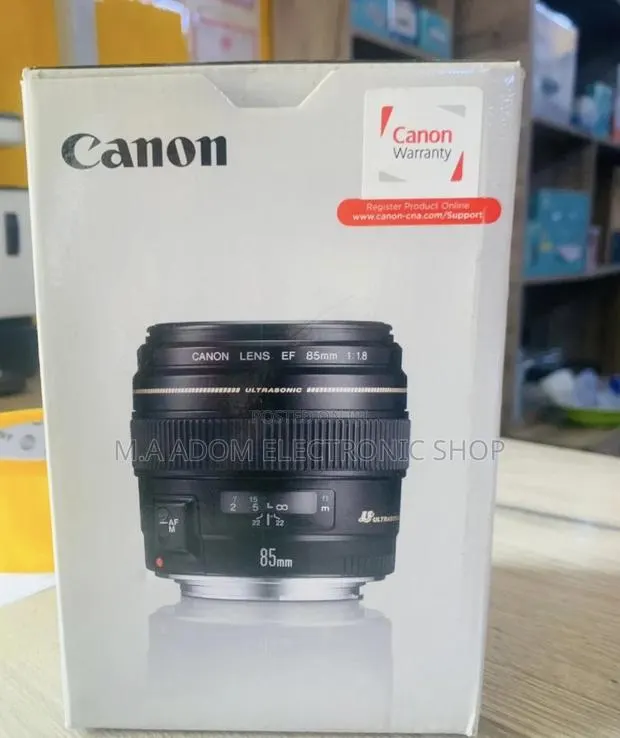 High Quality Canon EF 85mm F/1.8 USM Medium Telephoto Lens. · Photo 1