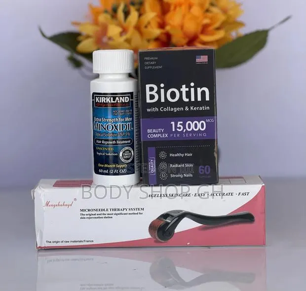 Extra Strength Beard Growth Combo Set - Kirkland Minoxidil · Photo 1
