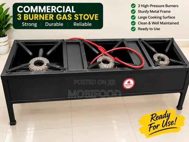 Commercial 3 Burner Stove · Photo 1